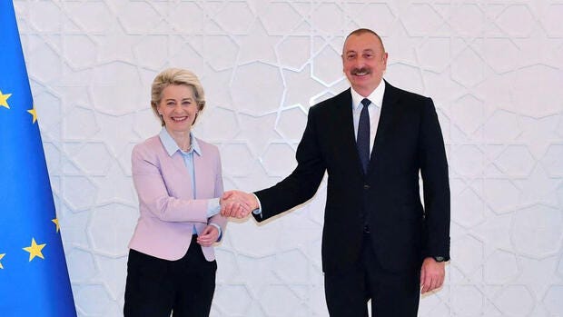 EU und Aserbaidschan schließen Abkommen: Doppelt so viel Gas bis 2027