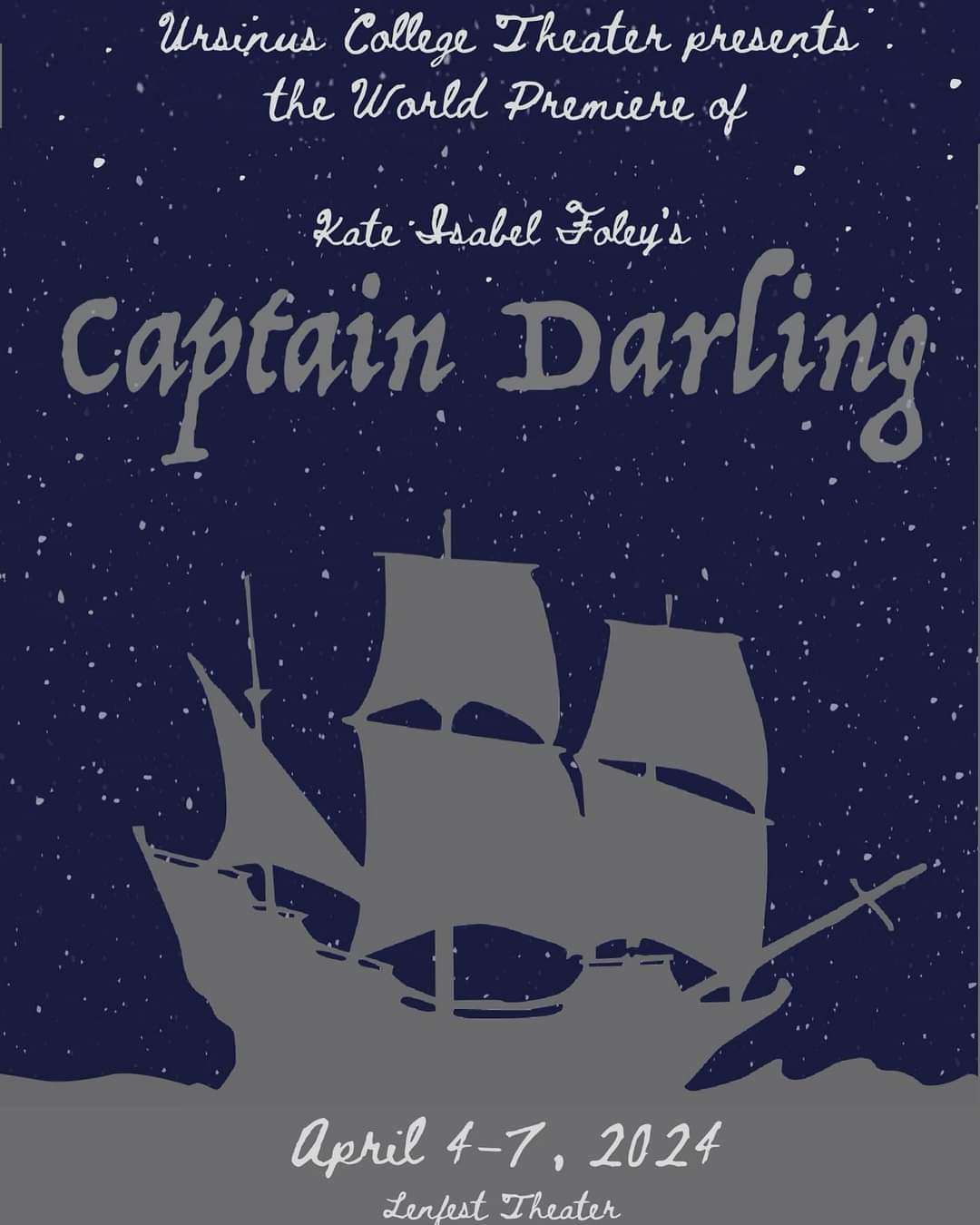 Another poster for Captain Darling