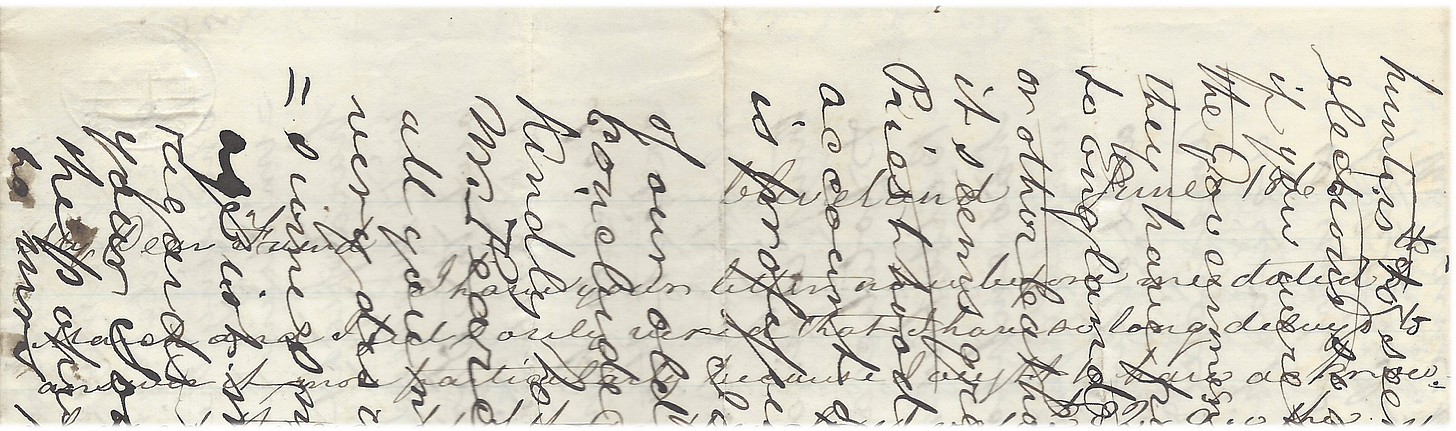 example of cross-writing