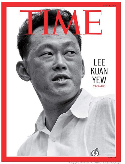 Lee Kuan Yew featured on the cover of Time | Singapore Business Review
