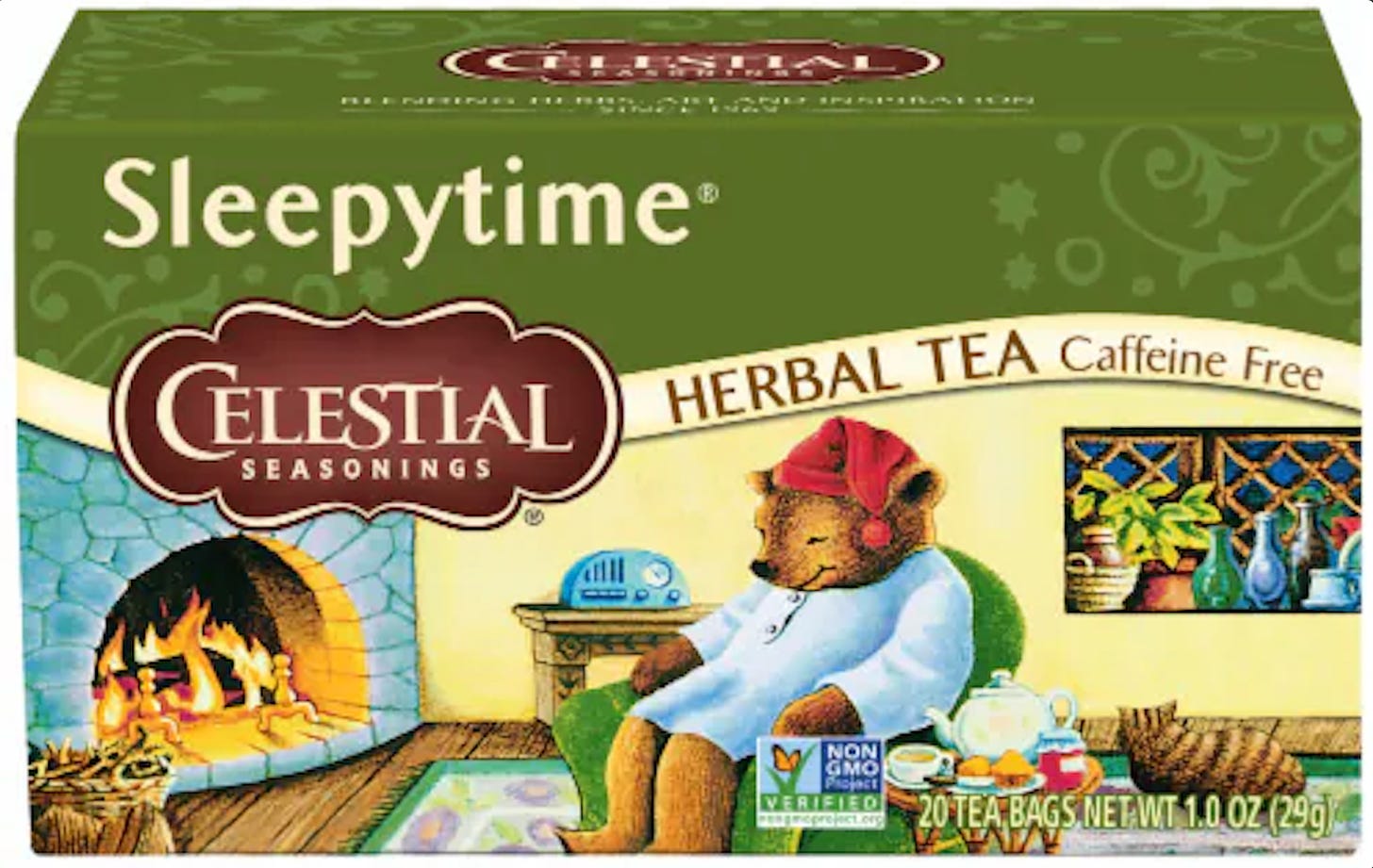 sleeptime herbal tea box