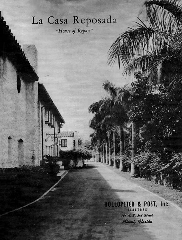 Figure 5: Back Drive of La Casa Reposada in 1940