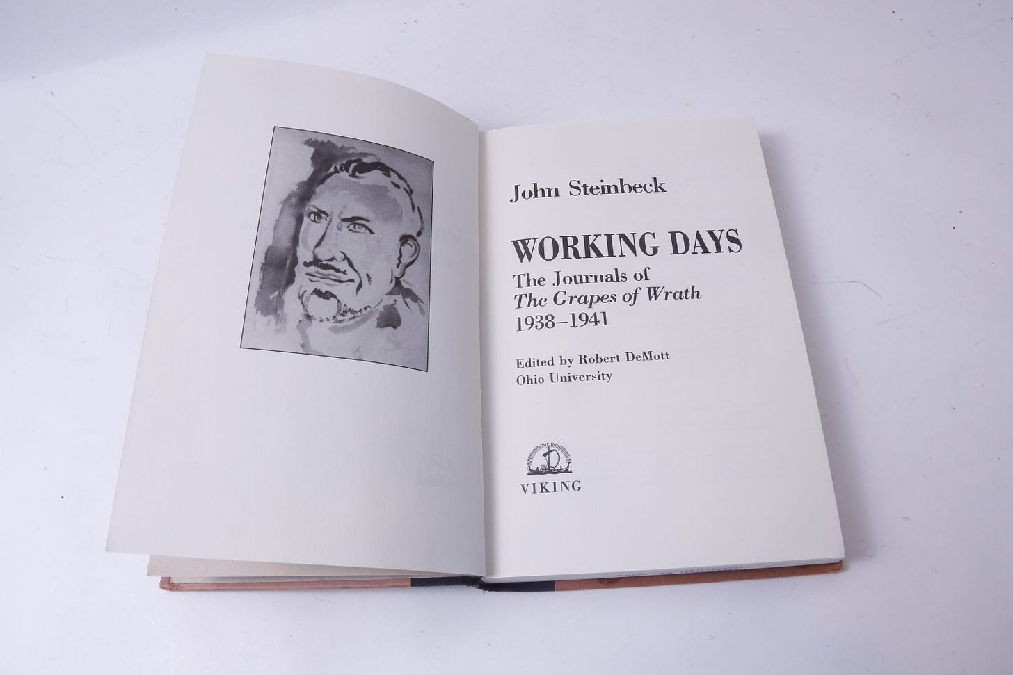 Buy John Steinbeck Working Days the Journals of the Grapes of Online in  India - Etsy