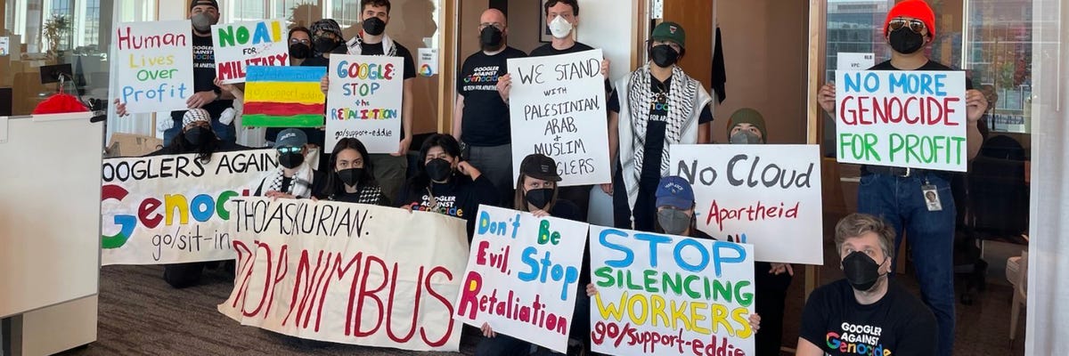 Google employees protest