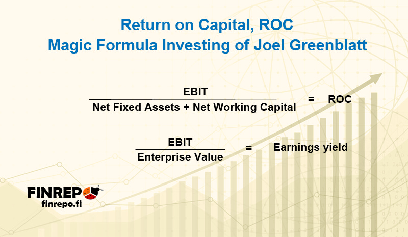 Magic Formula Investing of Joel Greenblatt: Return on Capital, ROC