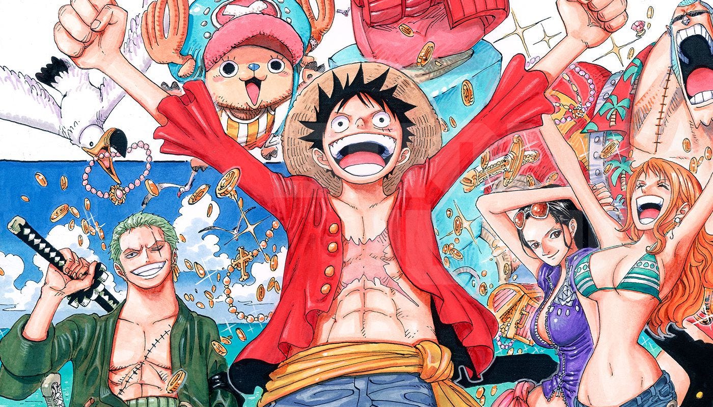 The crew of One Piece