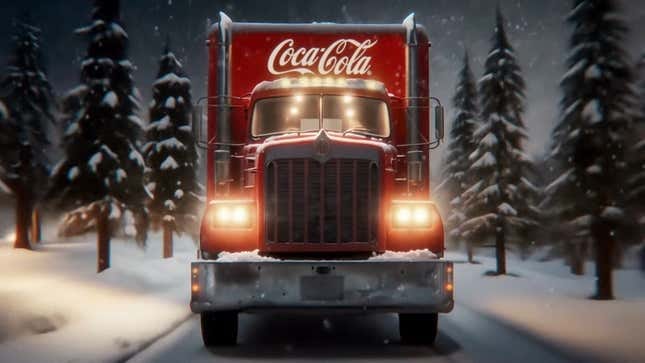 Coca-Cola's New Christmas Commercial Was Made With AI