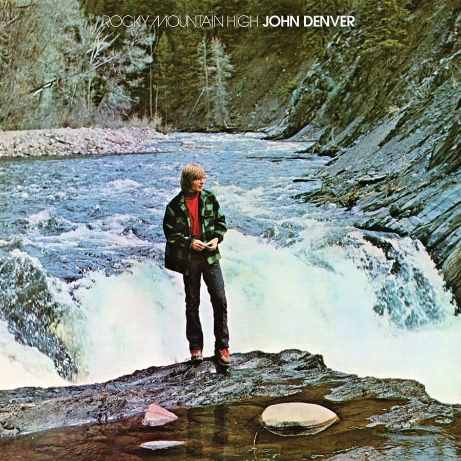 The cover of John Denver’s ROCKY MOUNTAIN HIGH.