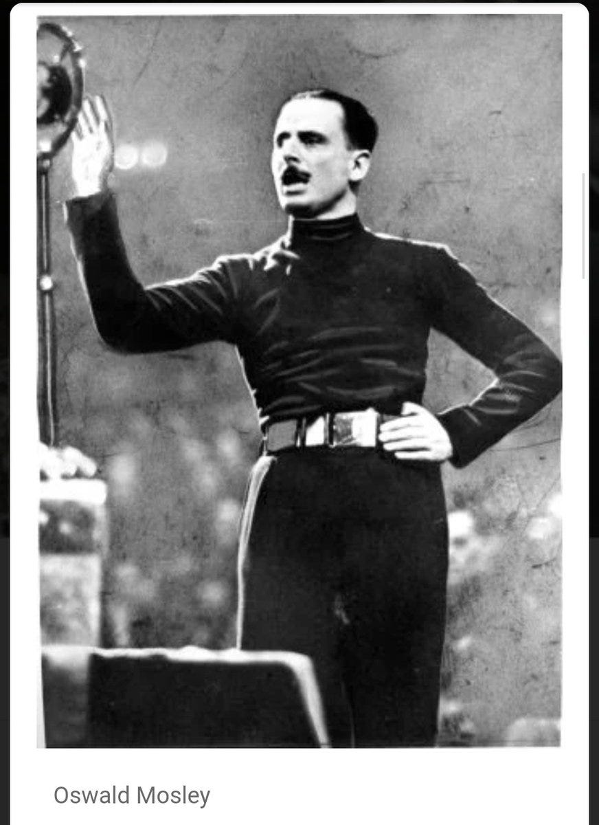 Diana & Oswald ( Leader of the British Union of Fascist) spent a lot of time visiting Hitler in the 1930's. After Cynthia's death they had a secret wedding at the family home of the Nazi propaganda chief Joseph Goebbels in 1936, with Hitler as a guest. https://www.irishtimes.com/news/that-scandalous-mitford-girl-1.369895