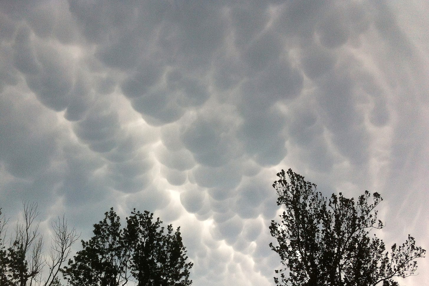 Earth Matters - Mammatus Clouds over Oklahoma