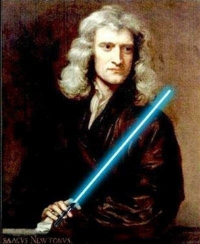 Isaac Newton, Jedi Knight | by Brian Koberlein