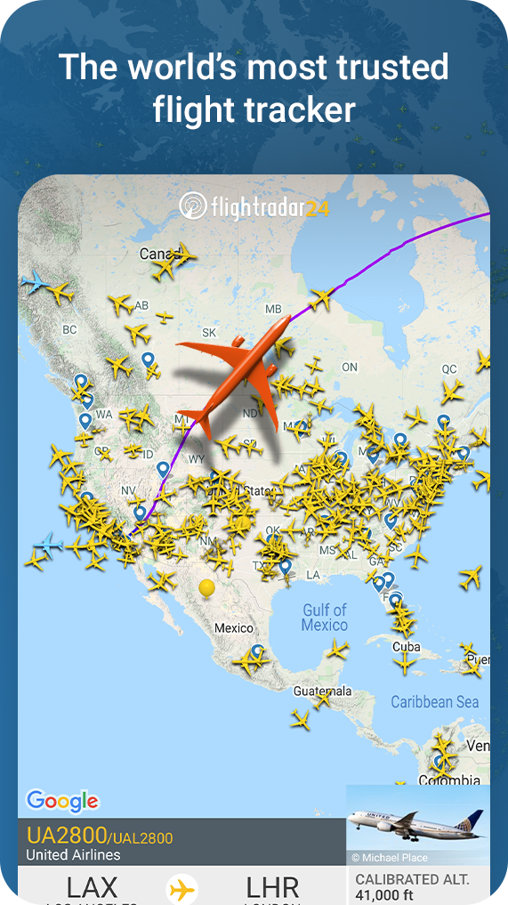 The World's best flight tracker app - iOS & Android plane tracker app from  Flightradar24