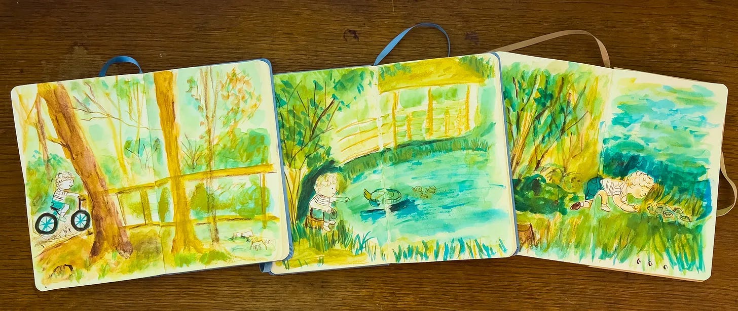 beth spencers sketchbook illustrations