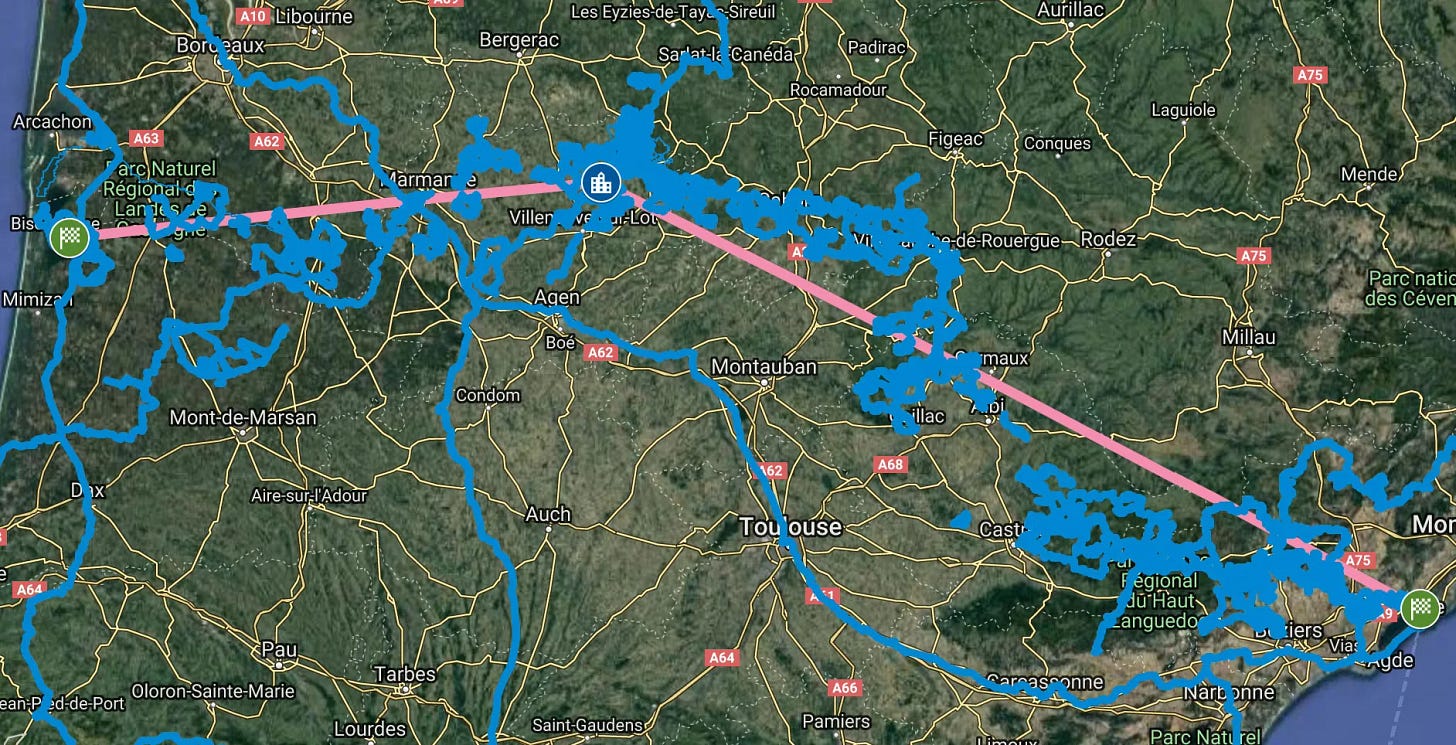Le réseau sous Google Map Le réseau sous Google Map