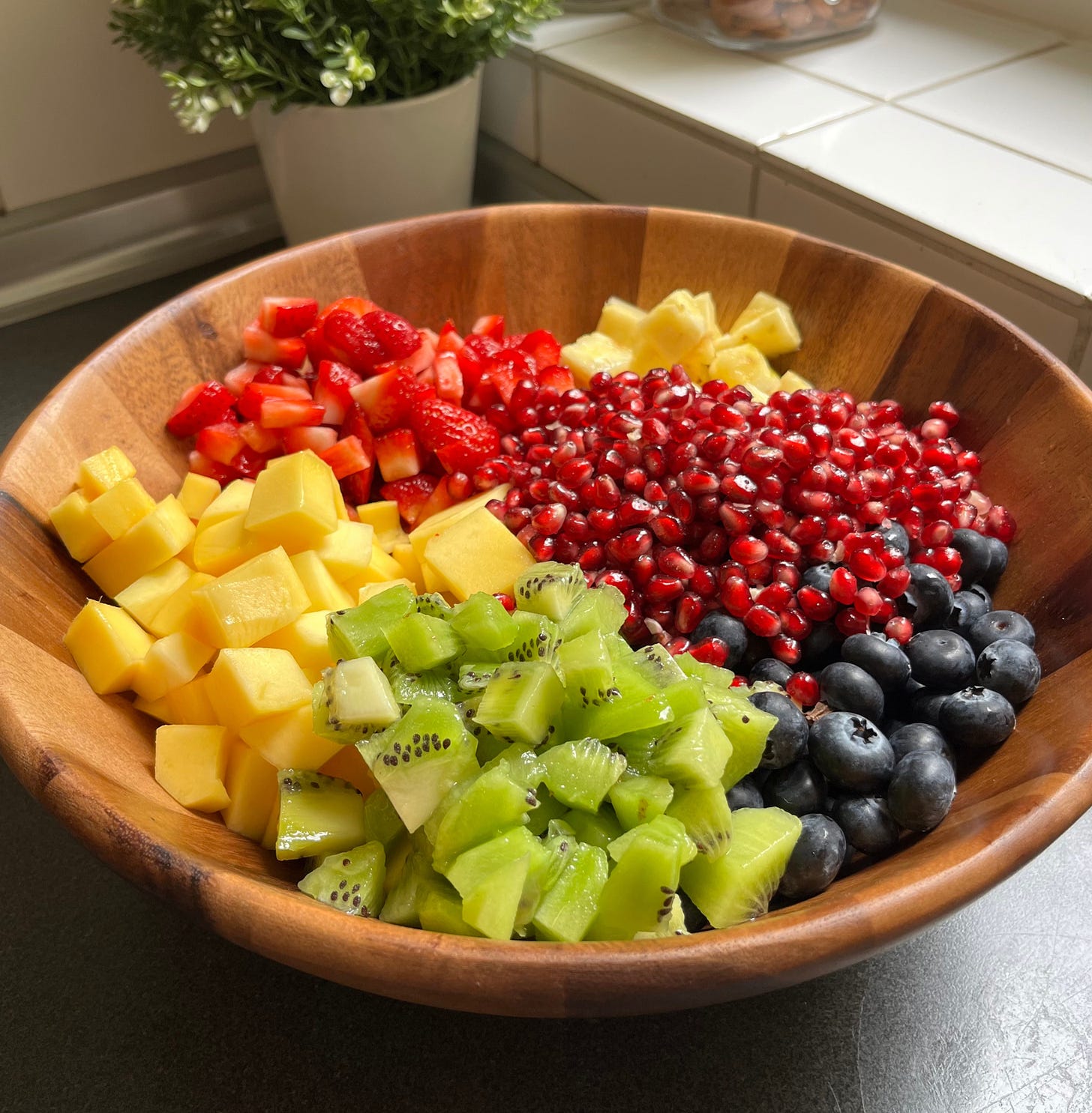 Bright, fresh, and hydrating, this summer fruit salad is a quick and healthy recipe made with tropical fruits and a simple lemon poppy seed dressing. Ready in minutes!