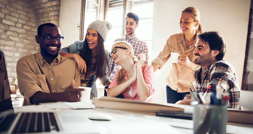 A lively group of individuals engaged in conversation, reflecting the dynamic community at 'Community Engagement: Observe, Participate, Influence.' Each person represents a unique level of interaction, from observant readers to active participants, all contributing to a stronger, more informed collective.