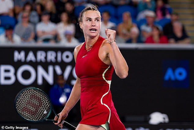 Aryna Sabalenka continúa intratable en el Australian Open