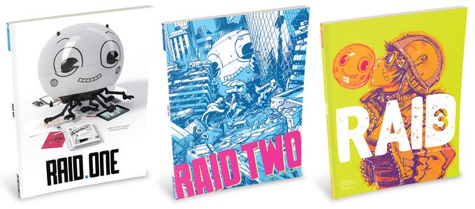 KLAATU - Comic Creators UNLEASHED! / RAID Anthology Vol. 1-4 by RAID PRESS  — Kickstarter