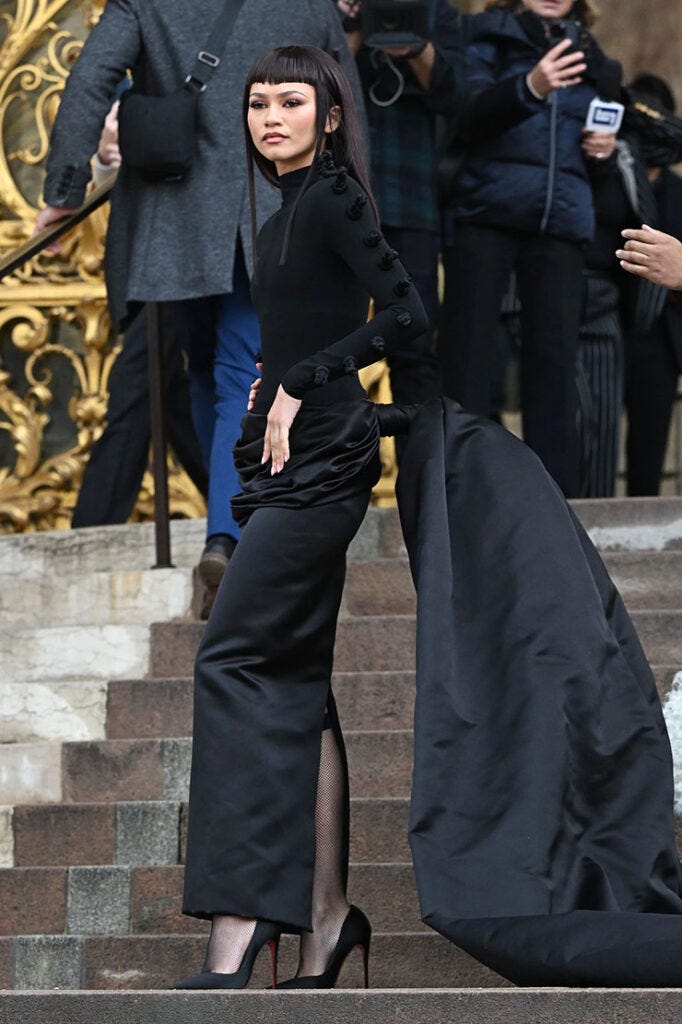 Front Row @ Schiaparelli Spring 2024 Haute Couture