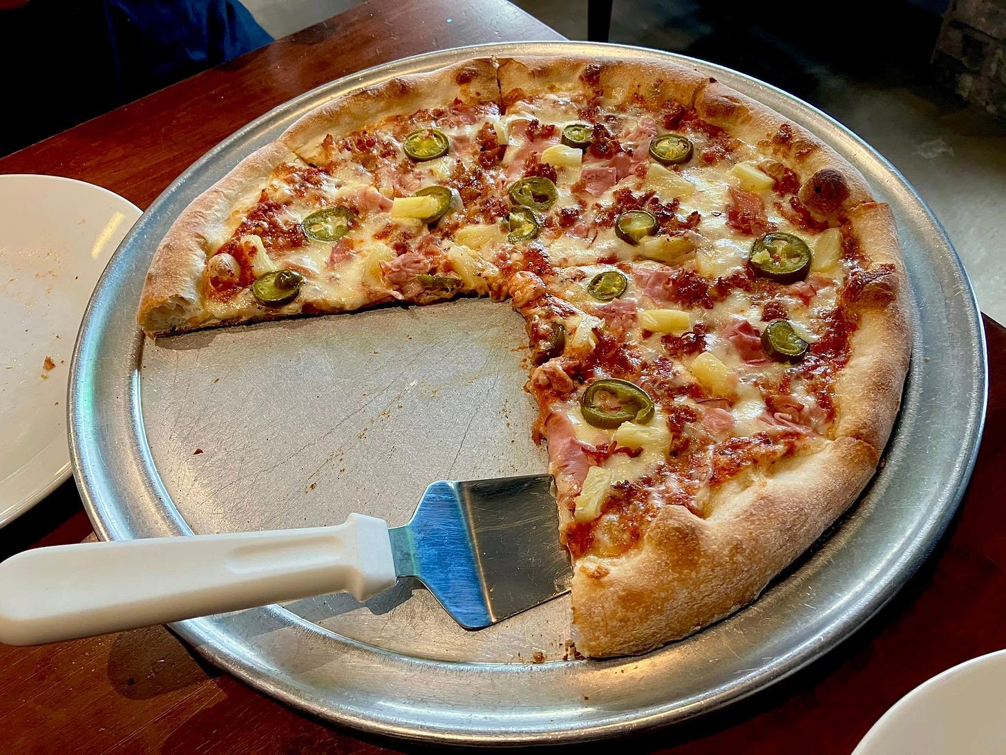 May be an image of pizza