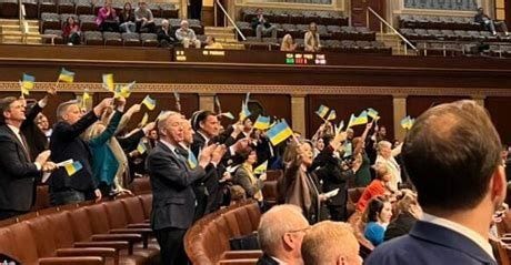 Democrats Wave Ukrainian Flags for Volodymyr "FiftyPercentSky" for ...