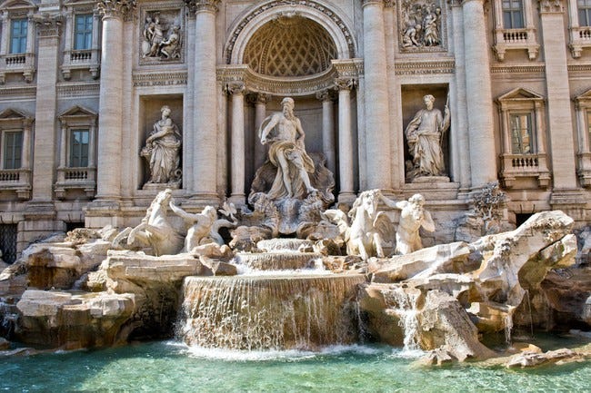 A Brief History Of Rome's Trevi Fountain