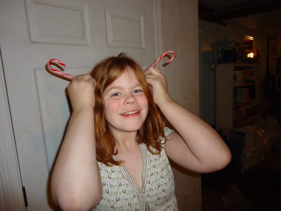 Candy cane antlers