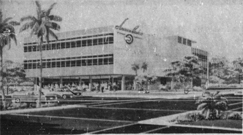  Figure 2: Rendering of American Banker Insurance office in Brickell on July 1, 1956.