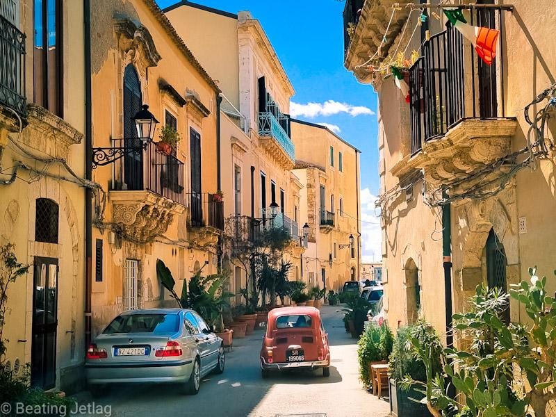 Picture of a street in Sicily, Italy