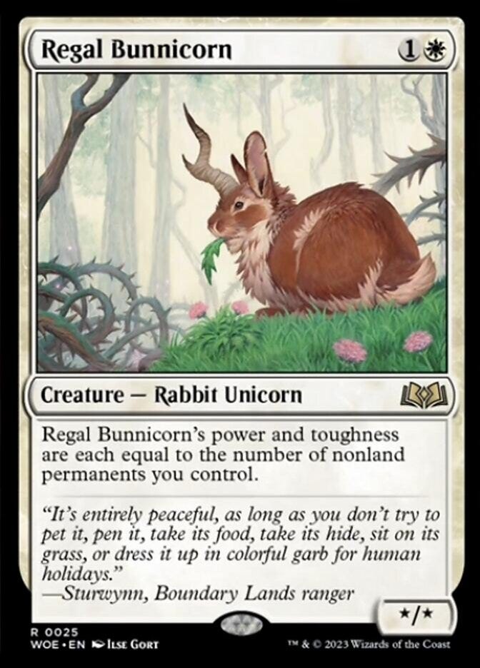 Regal Bunnicorn (Wilds of Eldraine #25)