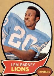 Lem Barney Lions CB 1967-1977 The ...