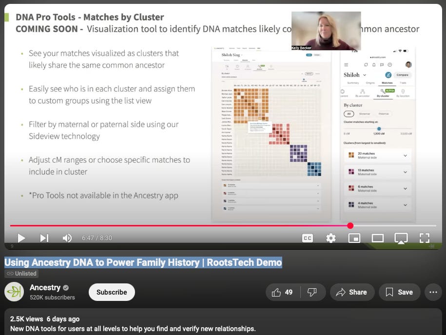 screenshot of YouTube video