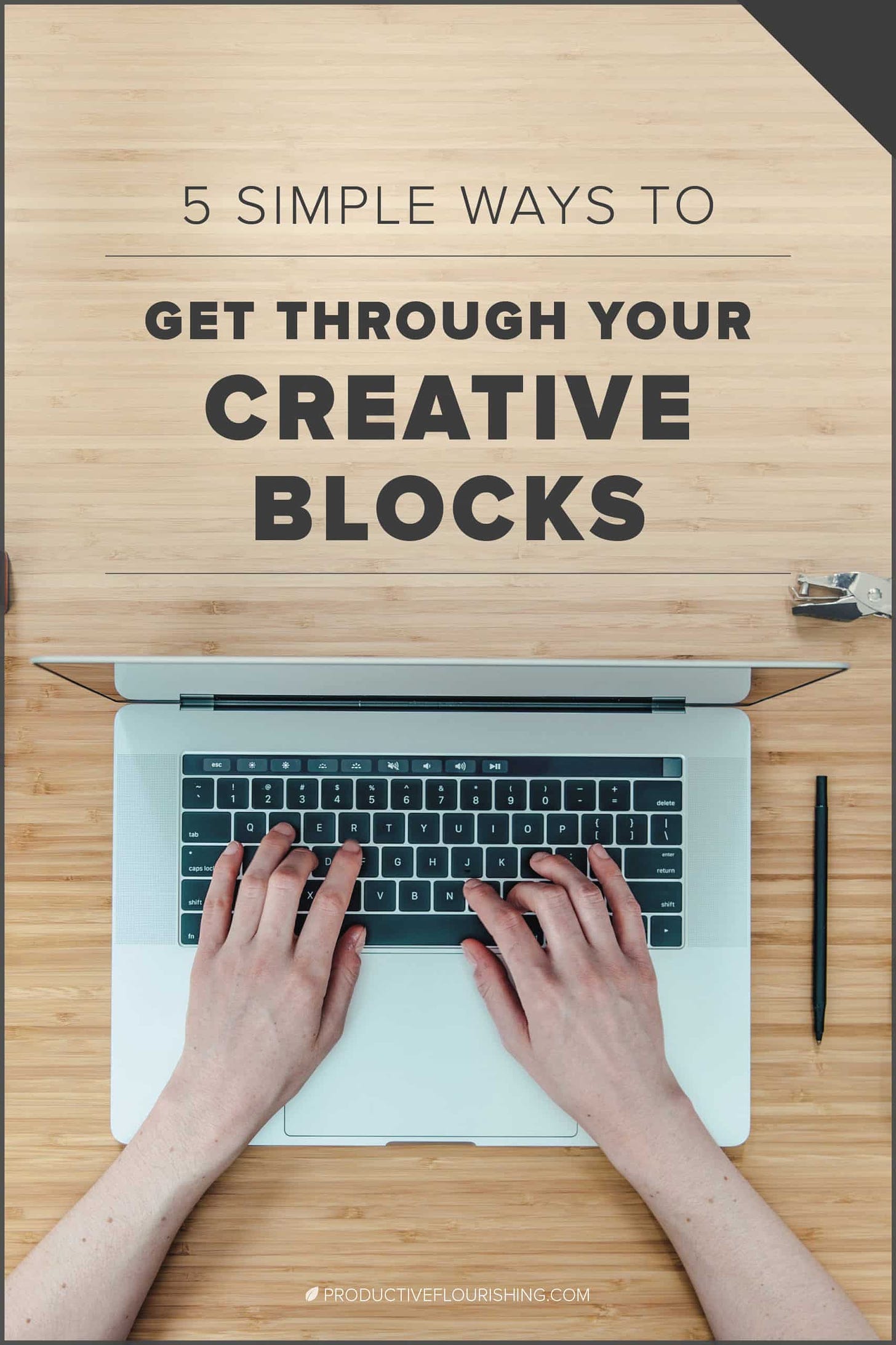 5 Simple Ways to Get Through Your Creative Blocks. While there are a few outliers who get more positively excited towards the end of a business project, most of us don’t. That’s why we entrepreneurs can hold onto things and stop finishing. Here are some things you can do to get your projects wrapped up when creative resistance is holding those last few yards. #businessproductivity #entrepreneurgoals #productiveflourishing