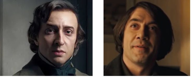 Frédéric Chopin and killer Anton Chigurh