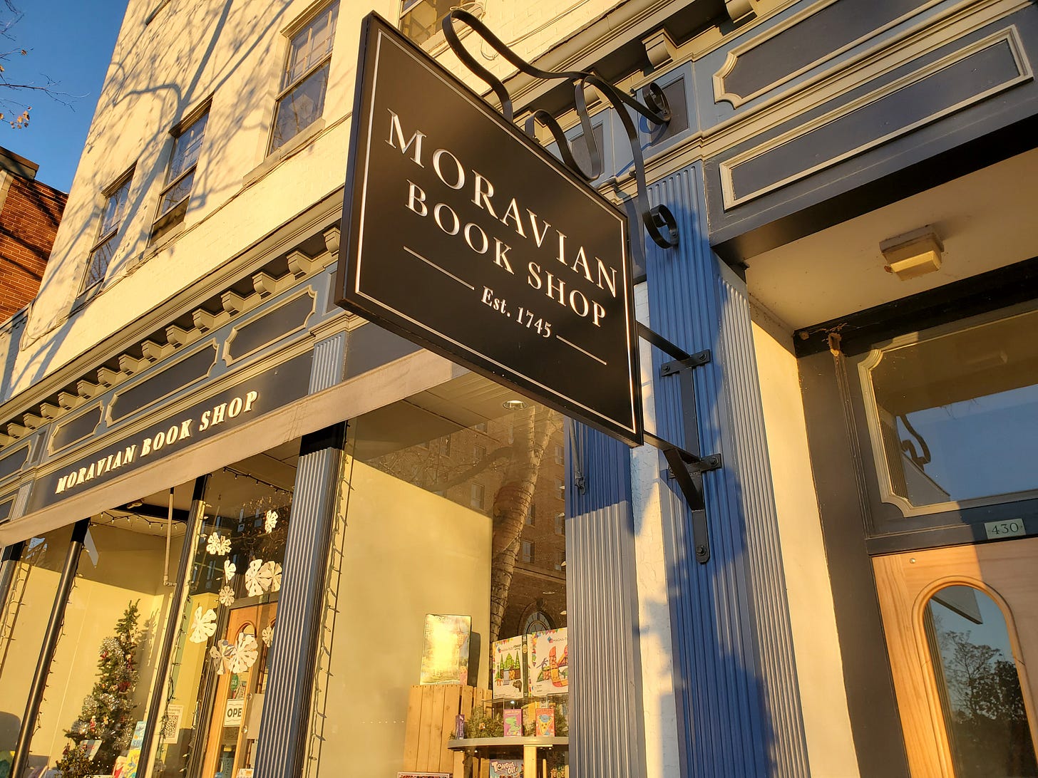 The Moravian Book Shop in Bethlehem, PA