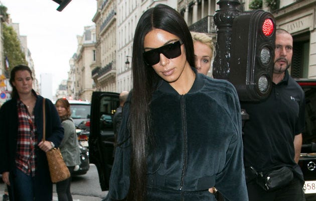 kim kardashian paris robbery police report gossip