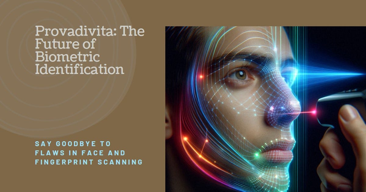 The Advent of Digital Identification: Understanding the Flaws of Face and Fingerprint Scanning and the Solution of Provadivita Biometric Identification and Authentication