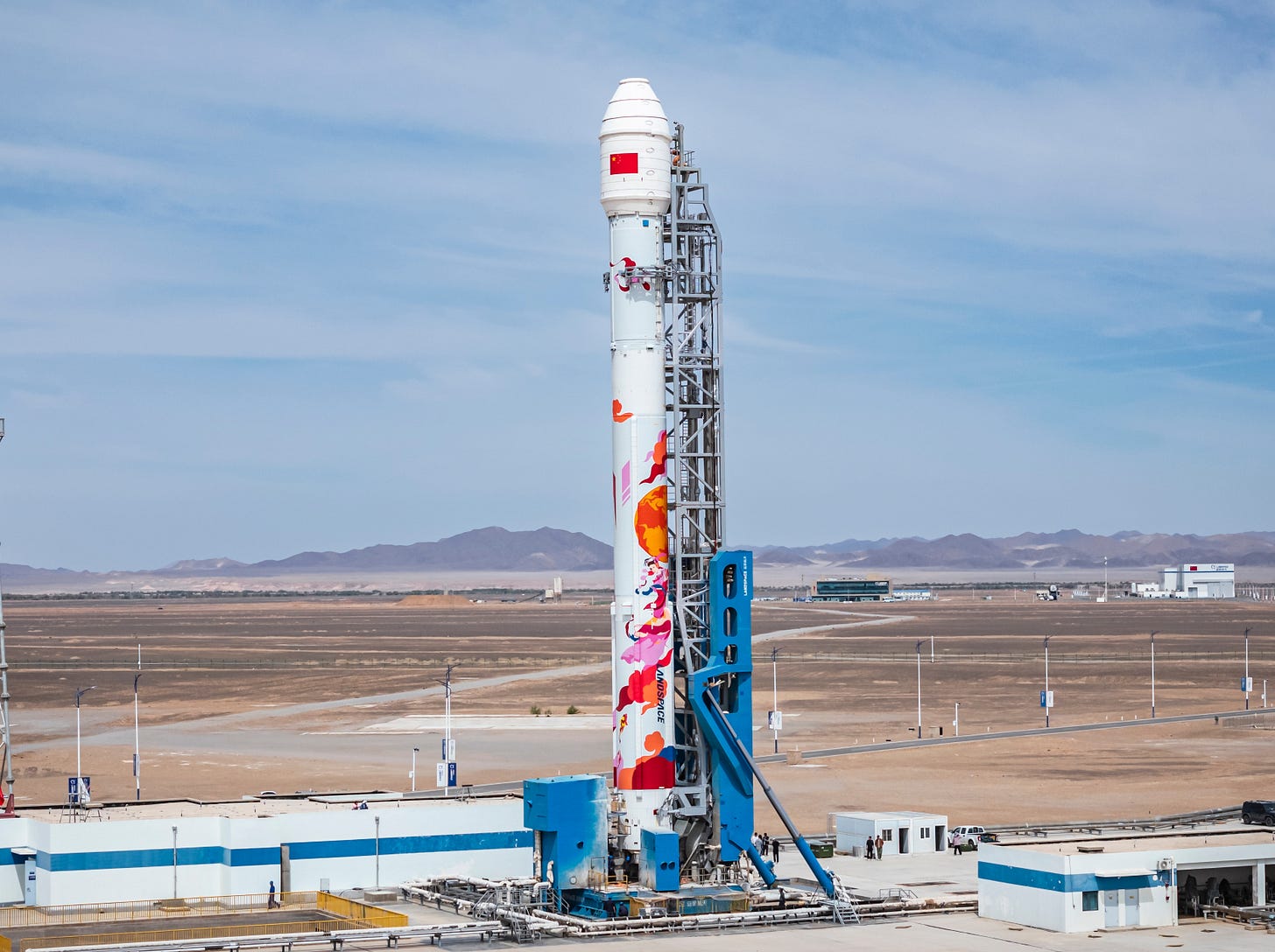 Zhuque-2E Y2 at Launch Area 96A ahead of its mission.