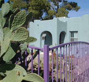 1933 Territorial style burnt adobe.