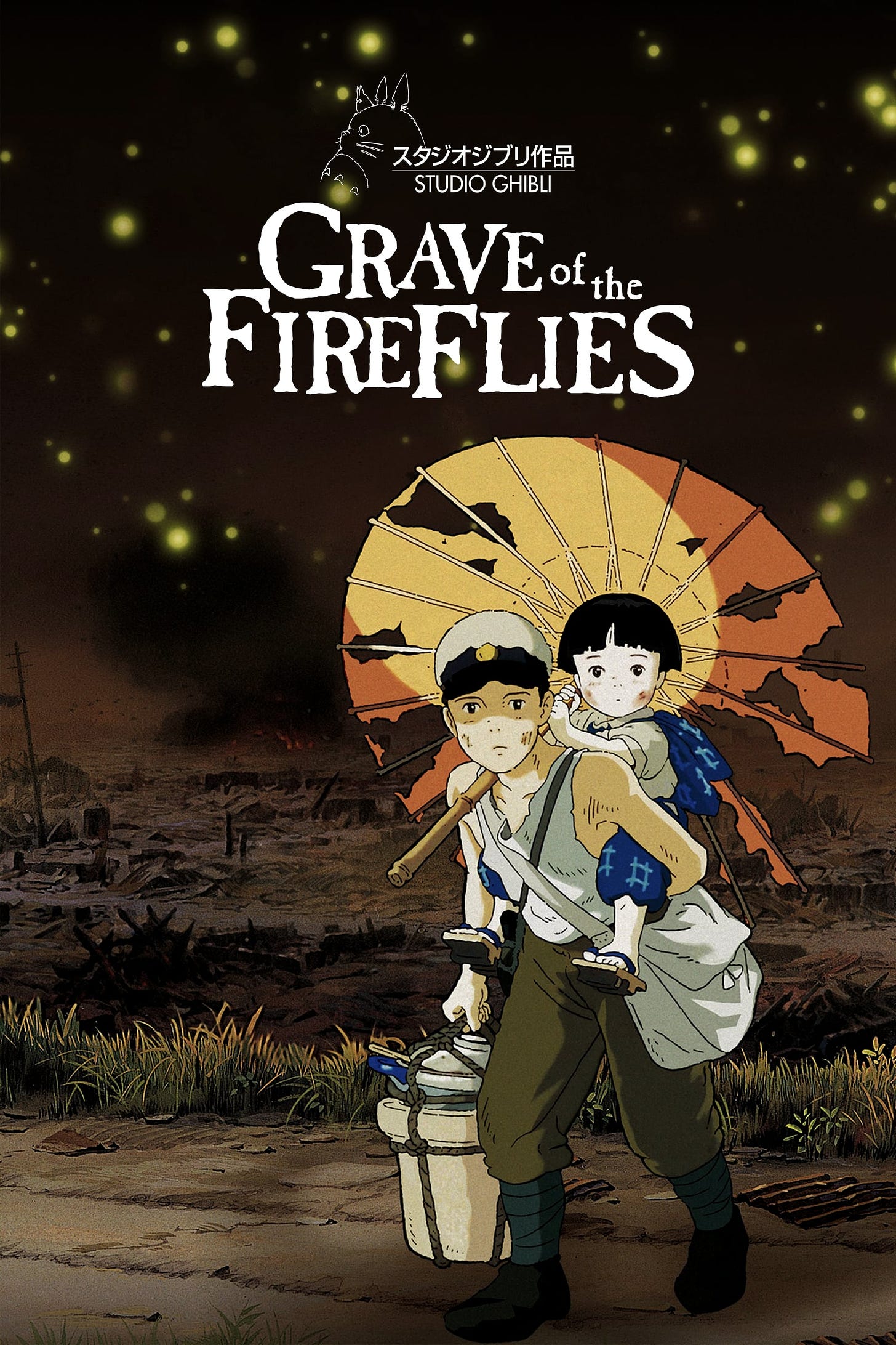 Grave of the Fireflies (1988) Movie Poster High Quality Glossy Paper A –  FunkyGraphix