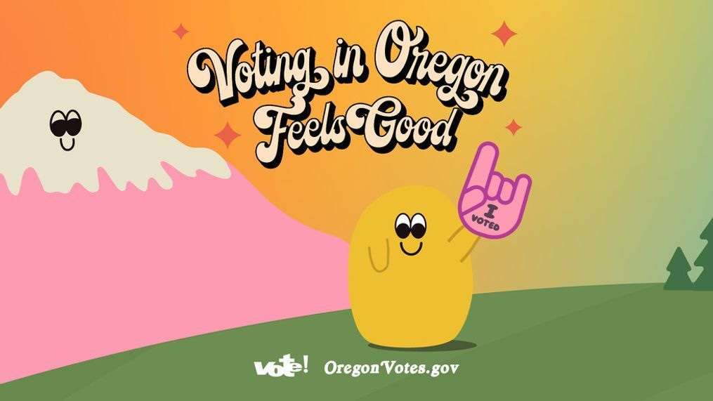 Meet Blobby - the new Oregon Elections mascot | KATU