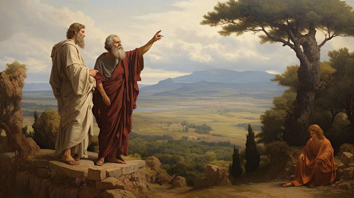 Harnessing Ancient Greek Philosophy in Art Today with Plato and Aristotle's  Insightful Legacy - FromLight2Art
