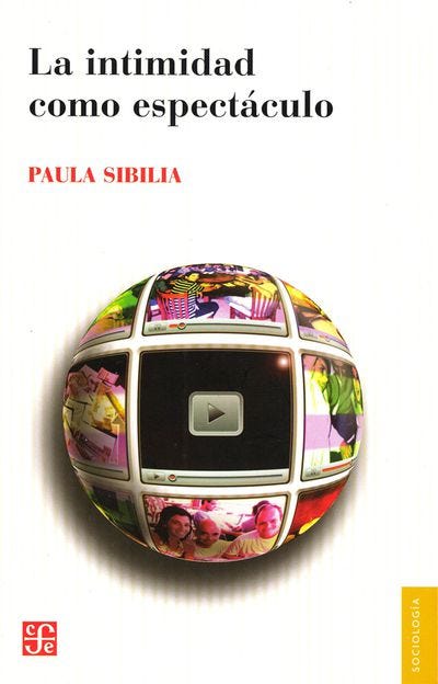 Portada del libro La intimidad como espectáculo, de Paula Sibilia (FCE, 2008)