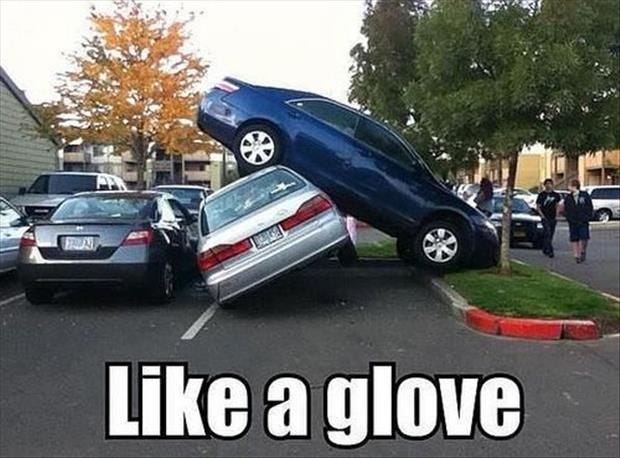 parking like a glove joke