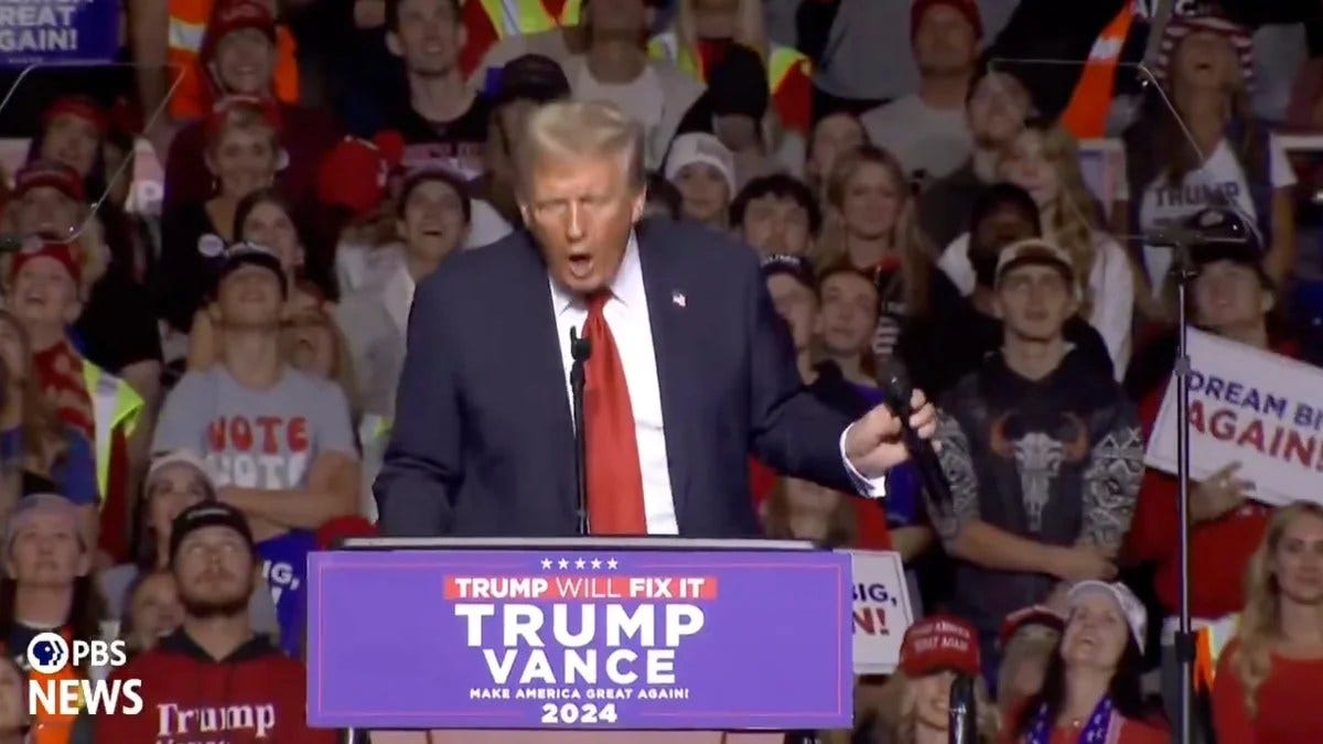 Donald Trump Mimes Blow Job as He Vents About His Mic Setup