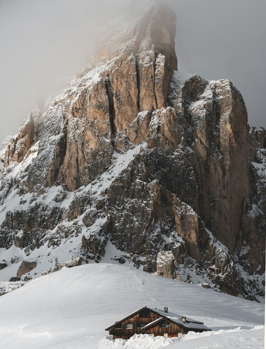 photo of snow covered mountain