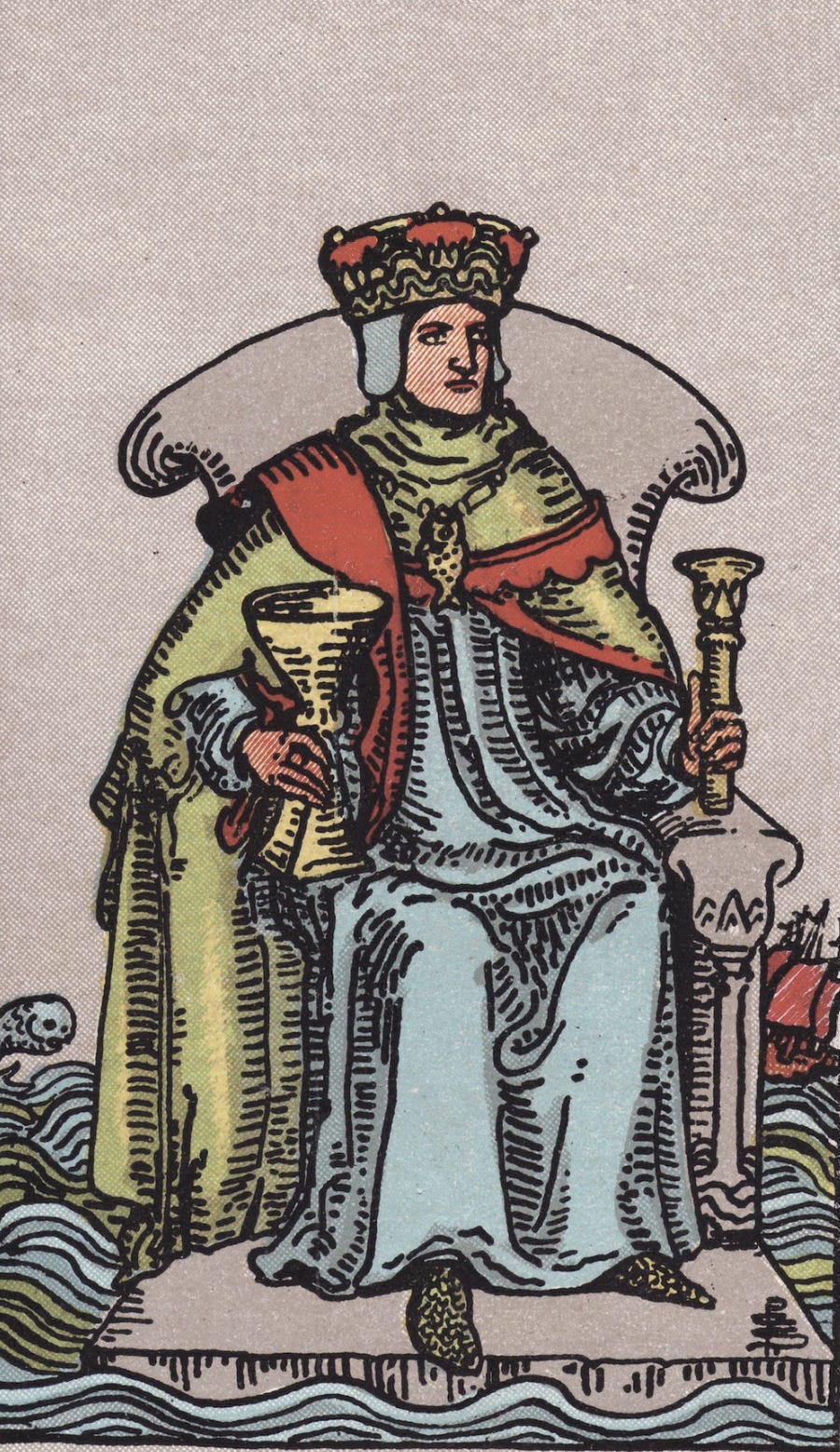 Incandescent Tarot - King of Cups Tarot Card Meaning