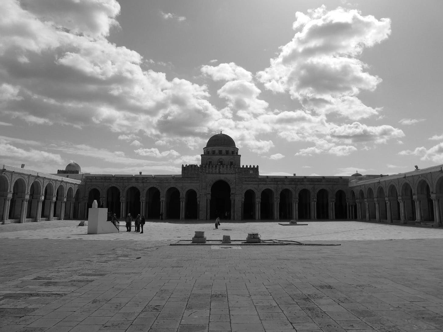 The Great Mosque, Kairouan, a coloumned courtyard