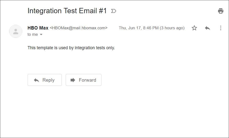 HBO Max blames mistaken "Integration Test" email on an intern HBO Max blames mistaken "Integration Test" email on an intern