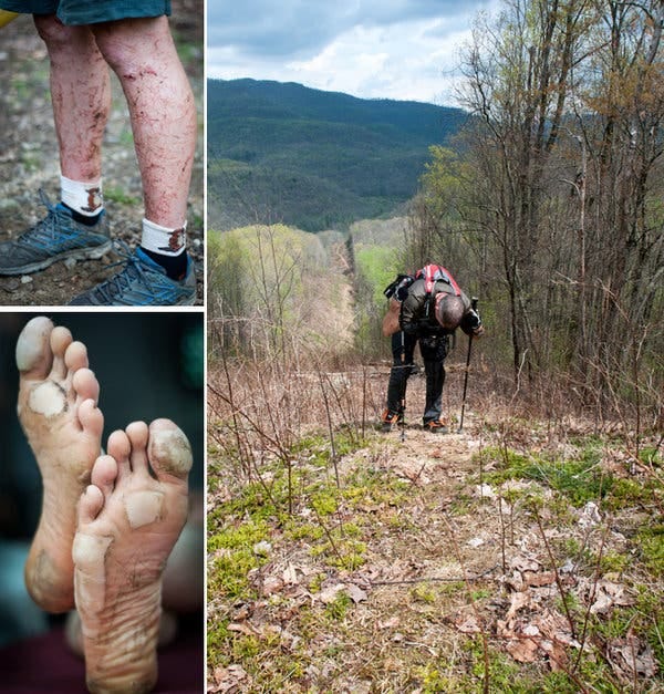 For an entry fee of $1.60, participants in the Barkley Marathons can come away with battered feet and legs and an exhaustion so deep that they might hallucinate.